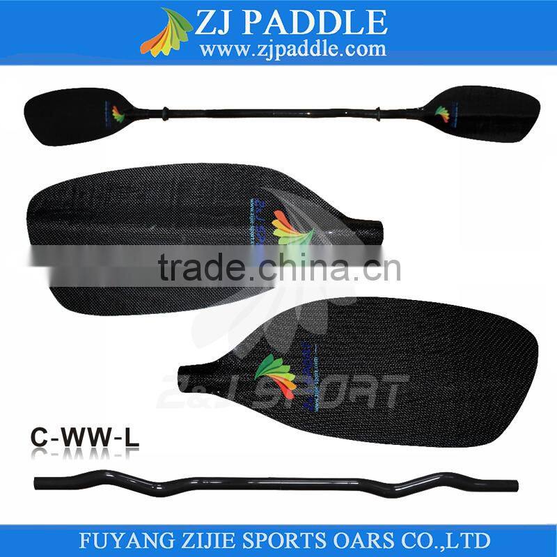 Full Carbon Fiber Blade Whitewater Paddle For Racing Boats
