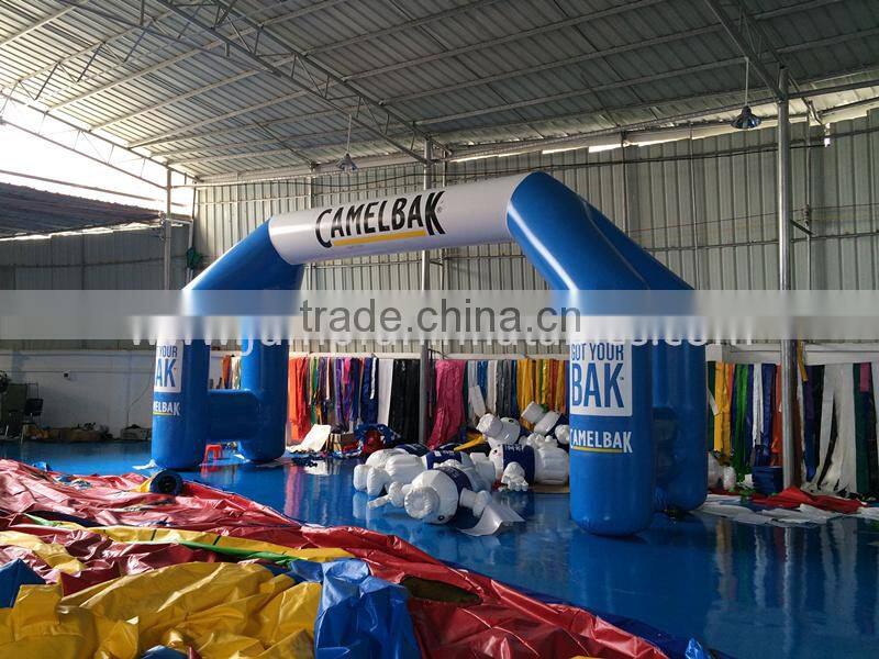 PVC Finish/6m Inflatable Arch Hire/Custom-made Entrance Inflatable Door