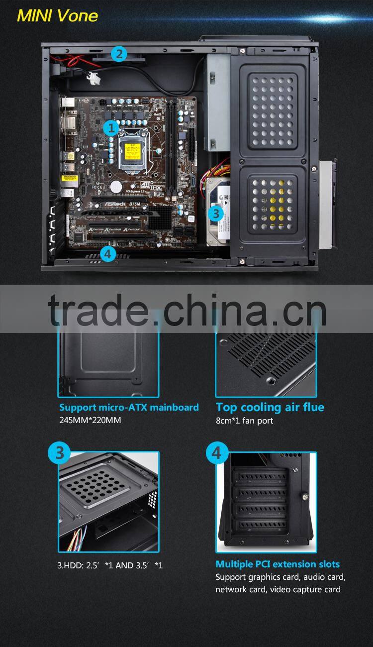 aigo VONE ATX DIY MINI case Micro case