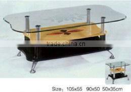 plastic furntiure straight tube for glass coffee table
