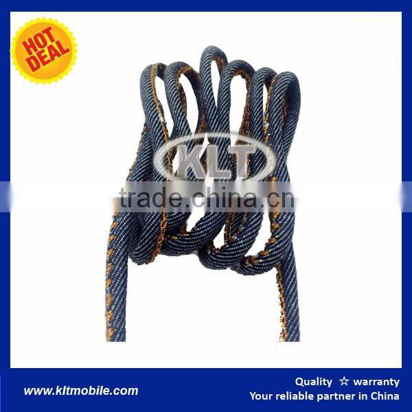 Leather USB Cable / cowboy usb cable for mobile phone