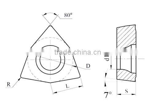 Tungsten Machine Tool CNC Carbide Inserts