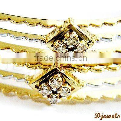 Diamond Ladies Gold Bangles / Ladies Gold Bangles/bangles jewelry