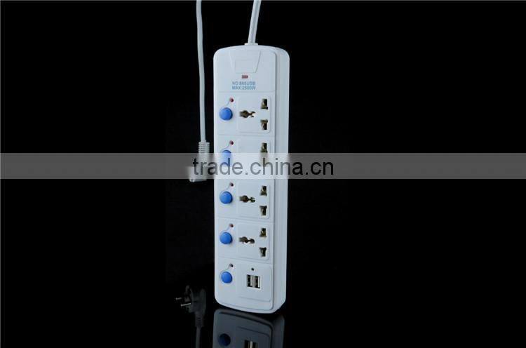 hot selling 4 usb power socket, switch socket, internal socket outlet