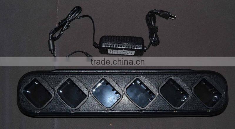 6 slot charger for Kenwoo TK2207 TK3207 two way radio