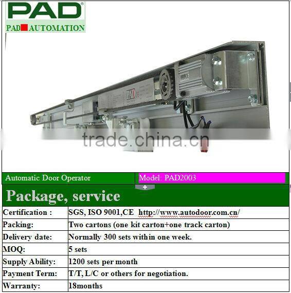 Aluminum alloy automatic sliding door motor