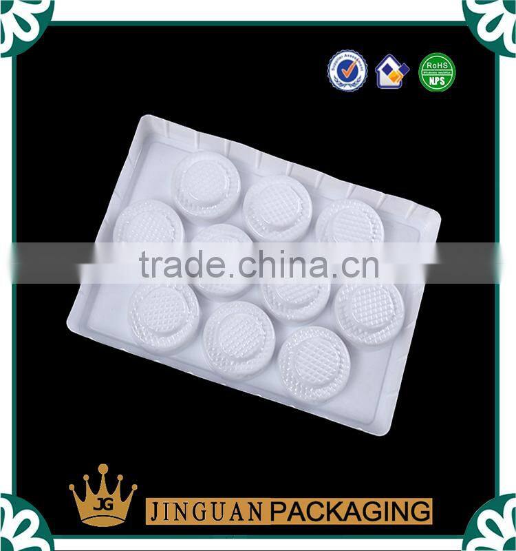 White Cream Non-transparent Kids Toy Packaging Tray Holder