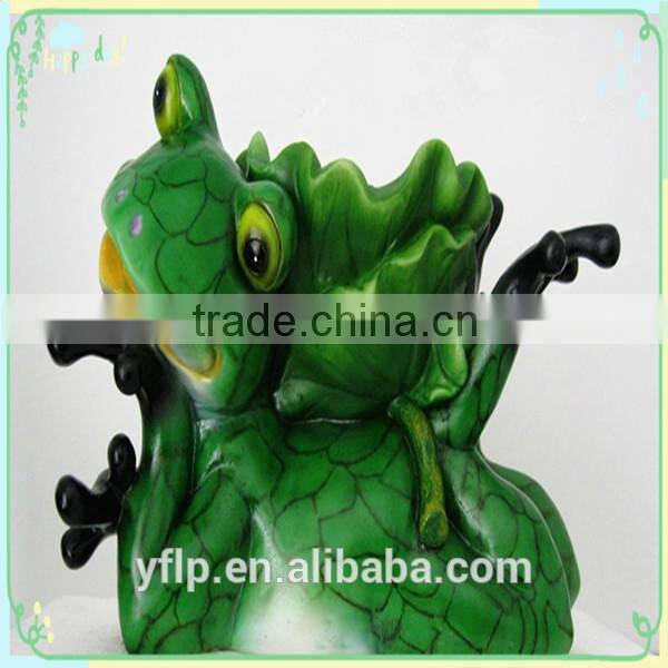 Resin Dog Figurine Flower Pot Craft for Garden Decoration