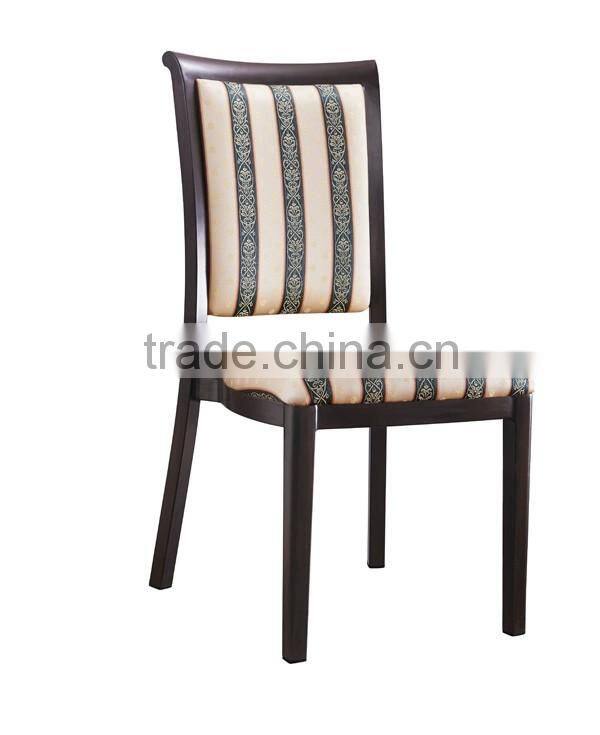aluminum stacking wood imitation hotel banquet chair for sale