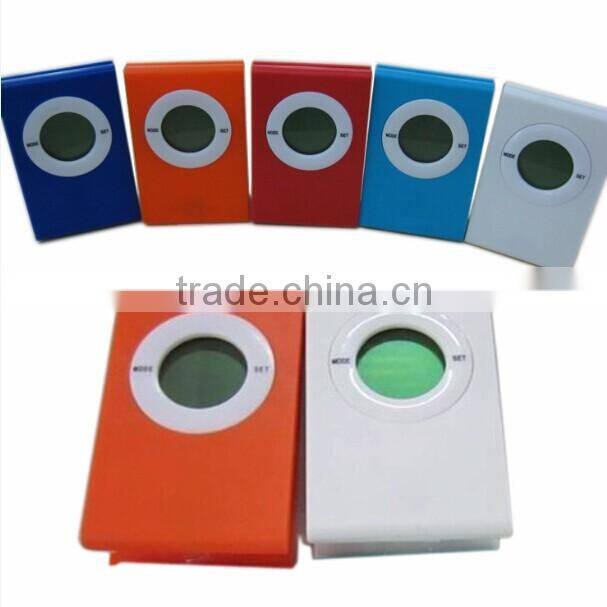 Fashion creative office digital book clip clocks