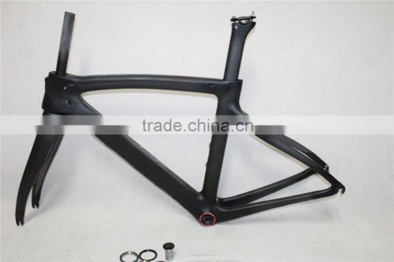 Full Carbon Fiber 700C Road Frameset +seatpost +headset+carbon fork