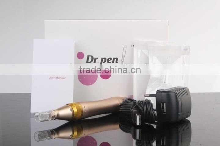 12 needle cartridges, rechargeable derma pen Dr.pen M5-W electric dermapen