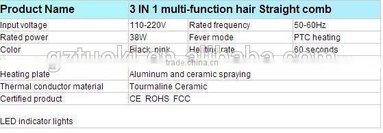 New design electric hair curling brush hair comb