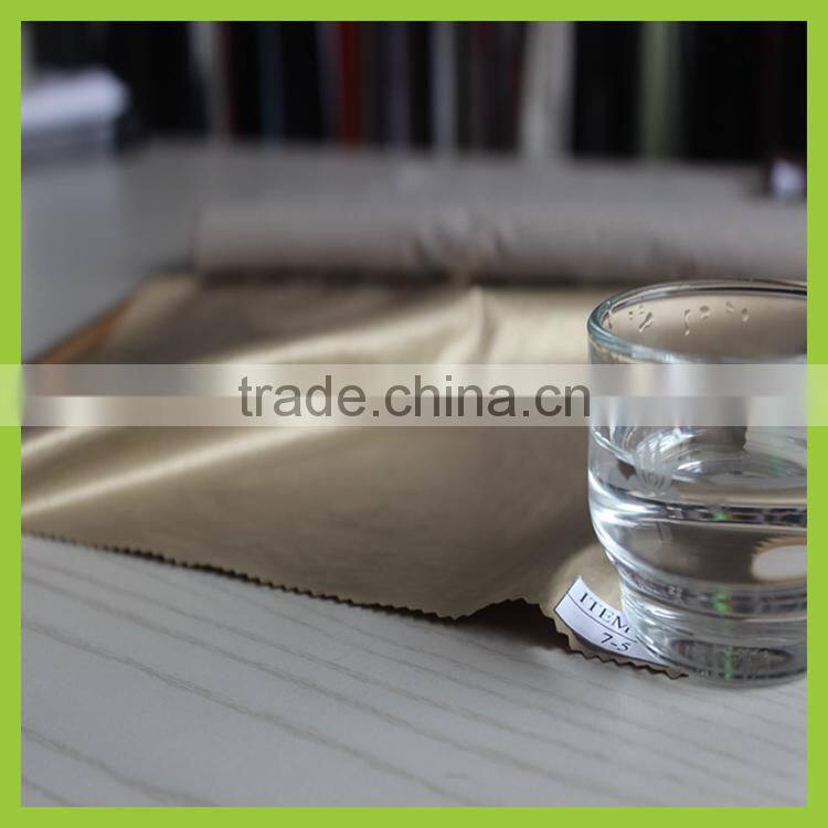 new 228T Oil Cire Nylon Taslon/Light-reflecting Taslon Fabric For Curtain