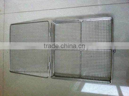 Fry basket /cleaning Metal Baskets/drying wire basket /rack /medical instrument cleaning baskets
