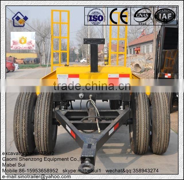 light duty excavator trailer