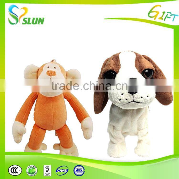 Cheap brown plush pet toy dog custom personalized halloween dog toy