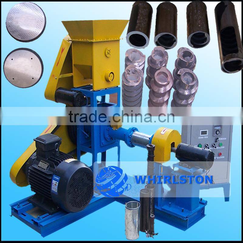Animal flat die poultry floating fish feed pellet making machine