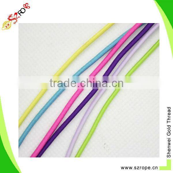 Strengtherning colored long elastic cords elasic rope elastic string