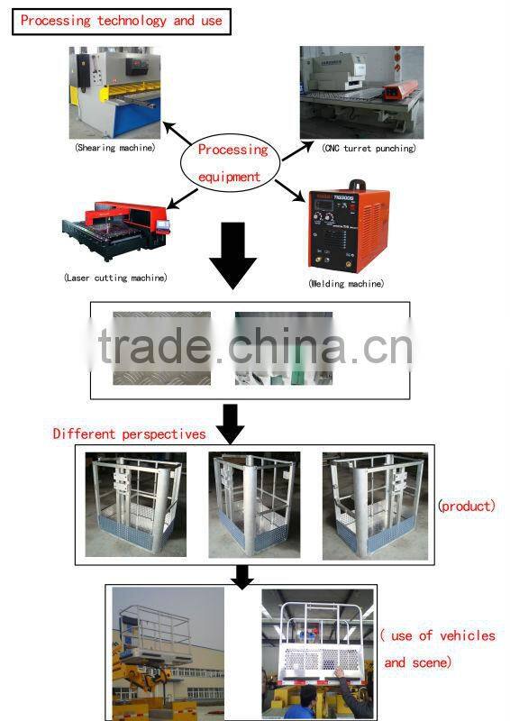 Heavy vechiles used high quality aluminum ladders