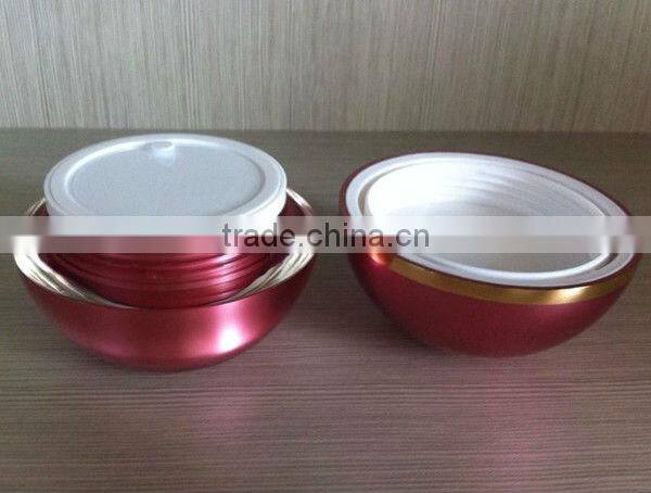 ball cosmetic packaging boxes red jar