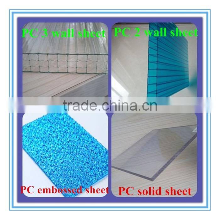 3mm 4mm 5mm 6mm 8mm 10mm 12mm solid polycarbonate sheets clear color