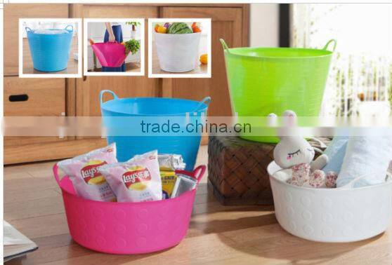 pe storage basket / cheap basket with handle / cheap basket