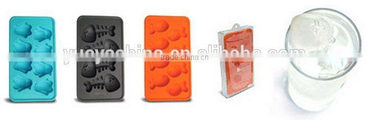 Home Houseware Ice Cube Mold Soft Plastic Tray Jelly Chocolate Maker Duck