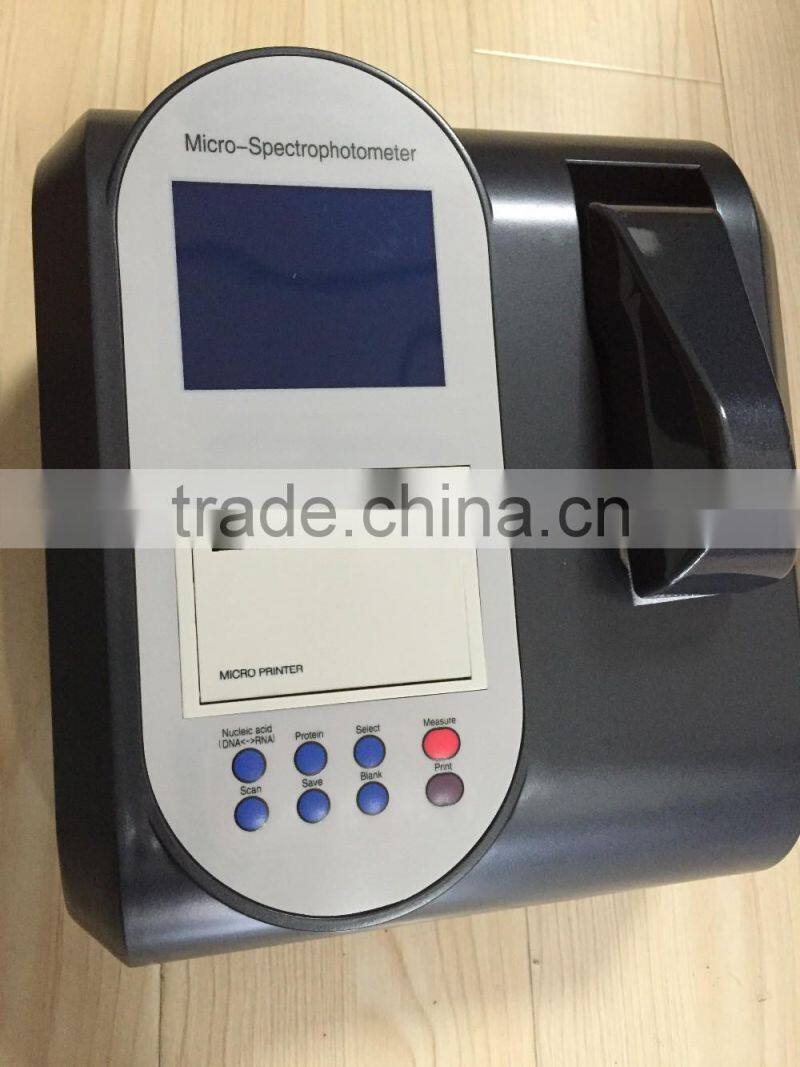 micro Nano spectrophotometer with low cost