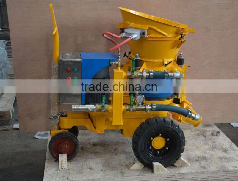 Air Motor Drive Dry Mix Mini Concrete Spraying Machine