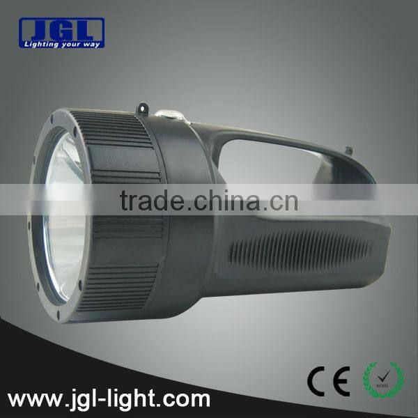 10W 810lm led handheld rechargeable battery powered search spotlight with belt