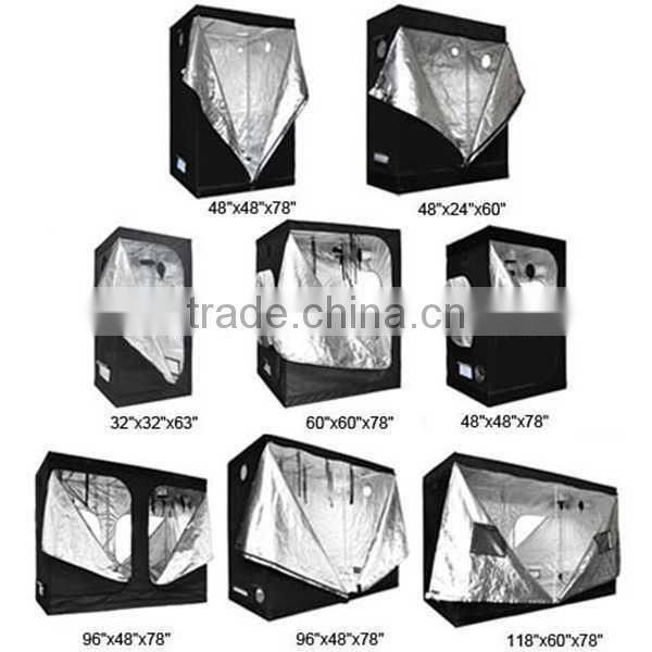 2016 affordable new useful reflective 600D fabric tent/garden grow box/choice materials horticulture grow tent