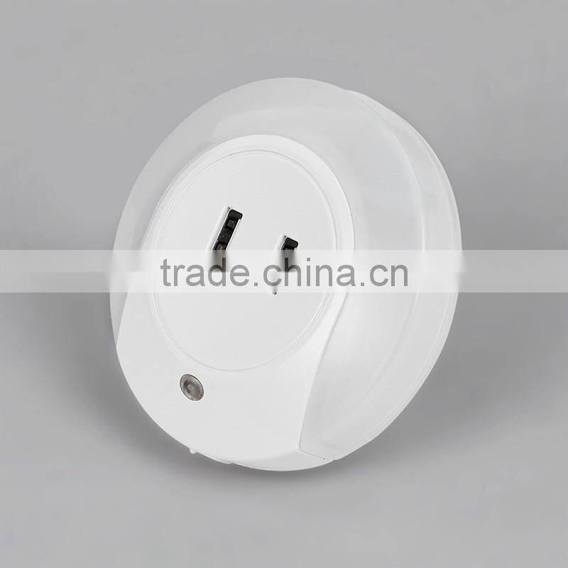 Soft Lighting Night Light Socket With USB Interface