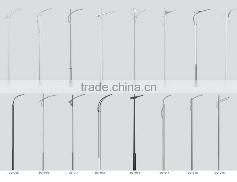 LED solar powered street light 6m 30W LED light + 100w solar panel