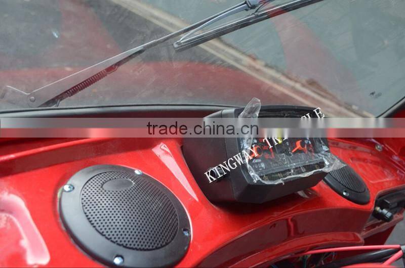 chinese three wheel adult gasoline moped cabin cargo tricycles
