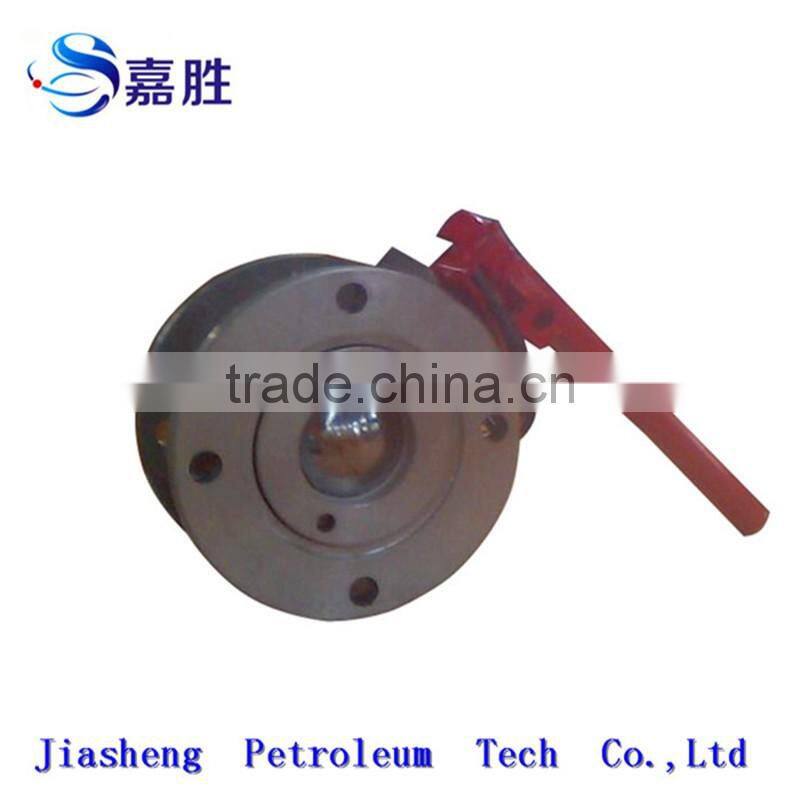 Factory Supply Aluminium Flange Ball Valve With Handle