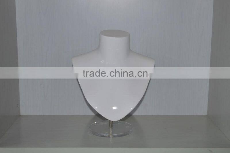 Fashion female bust mannequin for jewelry and earing display