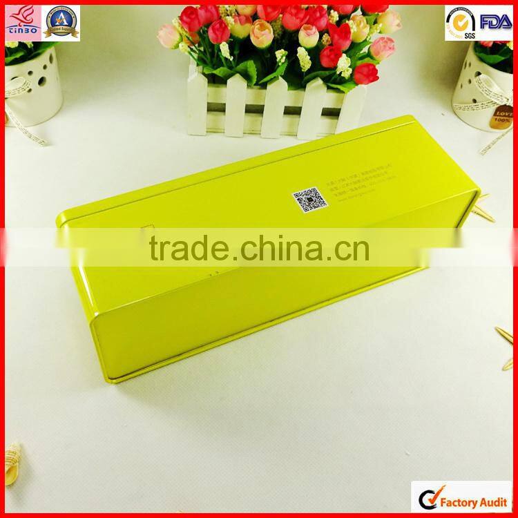 supplier custom american rectangle ginseng tin box