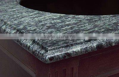 olive green granite countertop