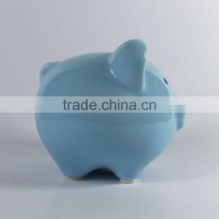 Resin cute painting pig money bank