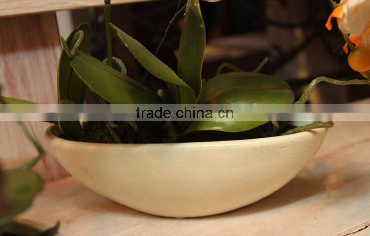 Home table wedding decor silk flowers artificial butterfly orchid bonsai