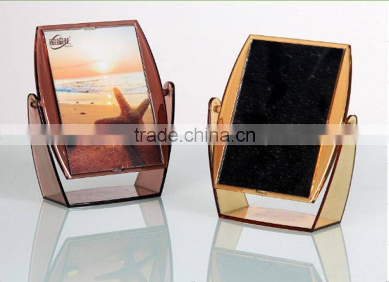 Plastic Multicolor Modern Cosmetic Desktop Make up Mirror