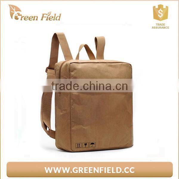 Fashion laptop bag wholesale blank washable paper backpack