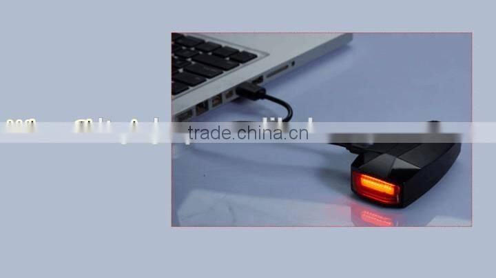 Smart Anti-theft Alarm Tailight Bicycle Rear Light Remote Control Wireless Bell Bicycle Taillight