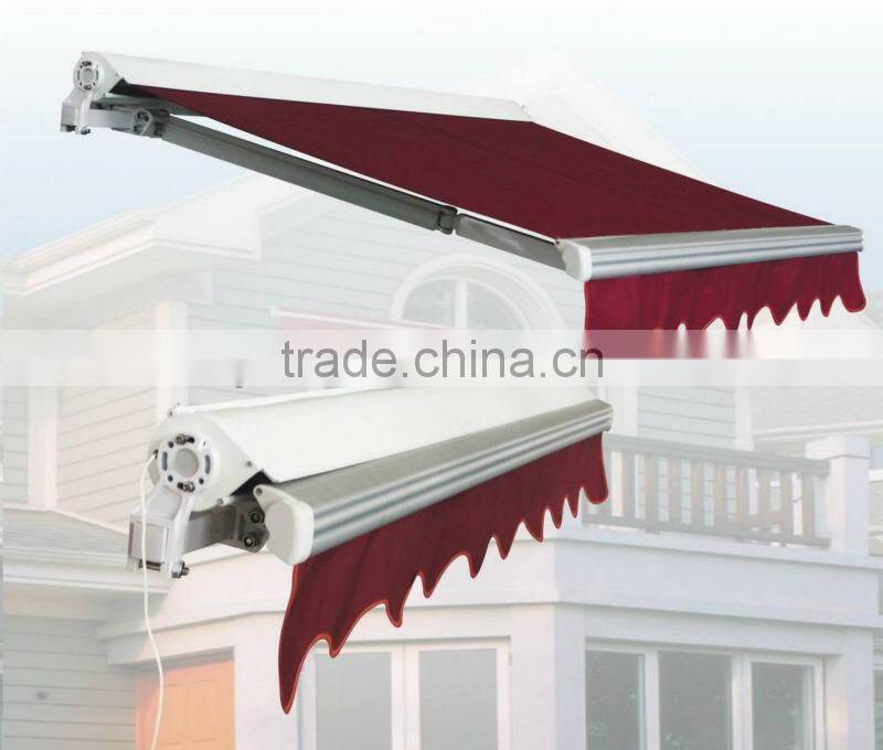 2017 Top Sale Trade assurance Cheap Rooftop Aluminum Balcony Commercial Awning