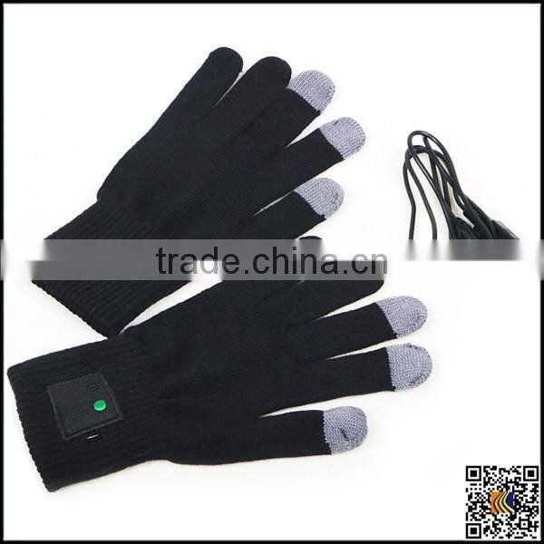 2016 newest style high quality knitted touch screen for smart phone,bluetooth gloves