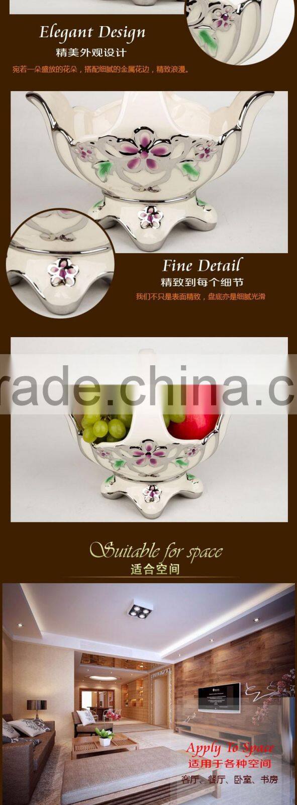 Bulk sale vase porcelain material ,ceramic plate wholesale in stock