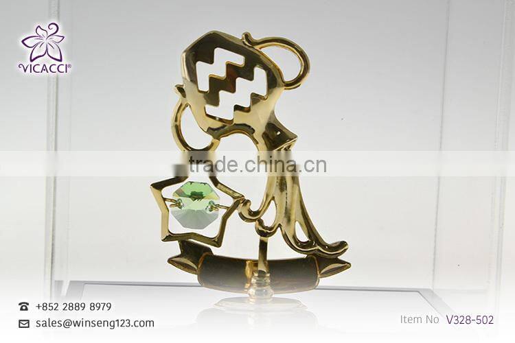 constellation theme with SWAROVSKI crystal metal home decoration