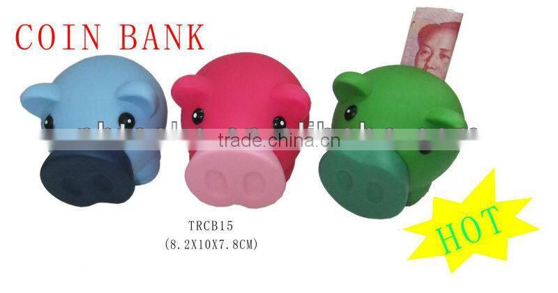 Best gift plastic piggy bank/money saving box/coin collector