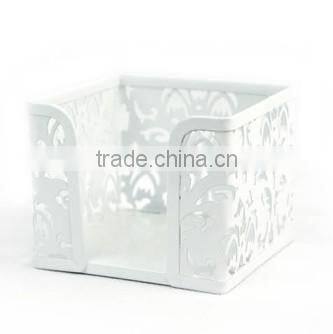 Metal Mesh Punched Desktop Organizer Memo Holder